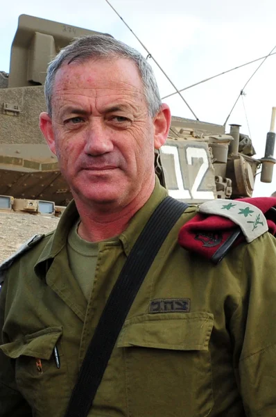 IDF Chief of Staff - General Benny Gantz — Stock Photo, Image