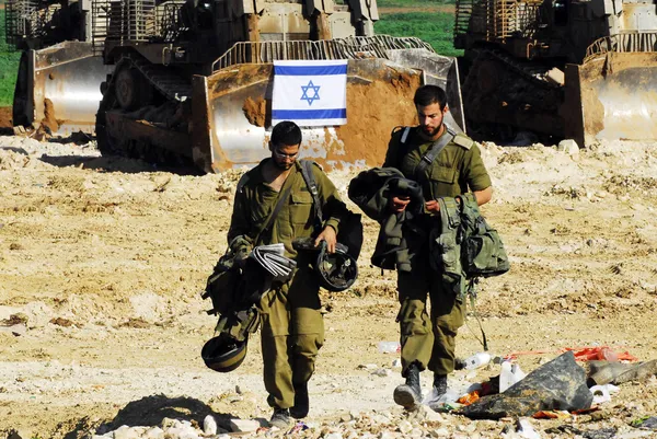 Soldats israéliens - Tsahal - Armée militaire israélienne — Photo