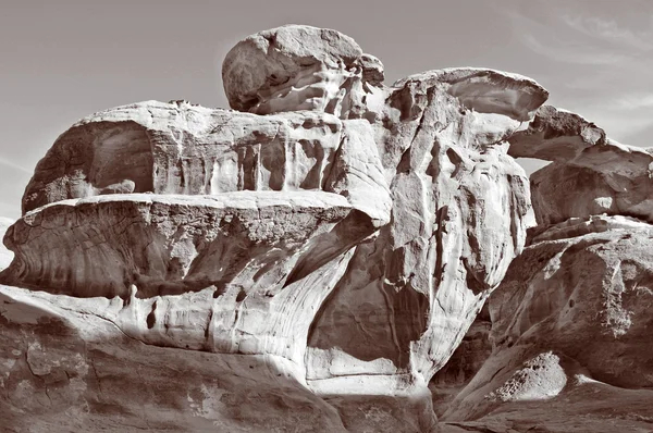 Paisagem selvagem de Wadi Rum Jordan — Fotografia de Stock