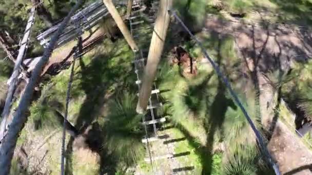 Temps Écoulé Pov Point Vue Une Personne Marchant Travers Les — Video