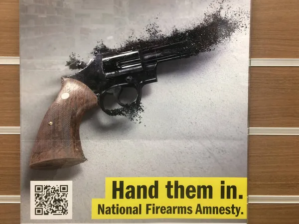 Perth Oct 2021 Hand Firearms Sing Australia National Amnesty 오스트레일리아는 — 스톡 사진