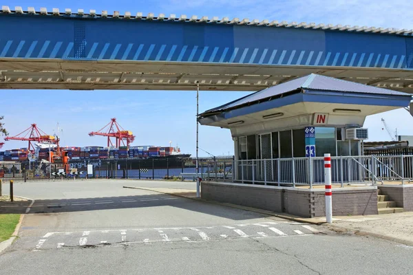 Fremantle Oct 2021 Entrance Fremantle Harbour Western Australia Largest Busiest — Stock Photo, Image