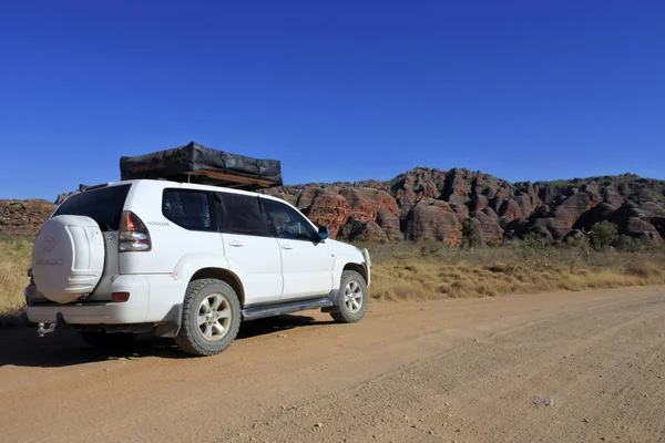 Austrália Exterior Sep 2019 Toyota Land Cruiser 120 Prado Local — Fotografia de Stock