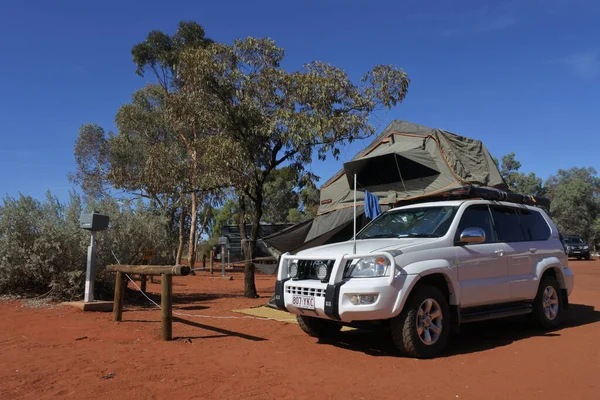 Outback Australia Μαΐου 2019 Toyota Land Cruiser 120 Prado Απομακρυσμένη — Φωτογραφία Αρχείου