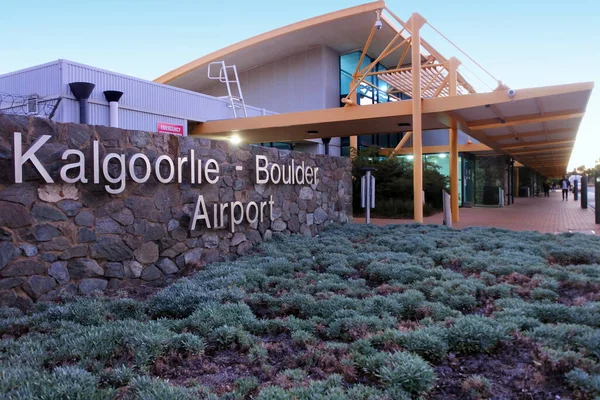 Kalgoorlie Mar 2022 Kalgoorlie Boulder Airport Západní Austrálie Letiště Hlavním — Stock fotografie