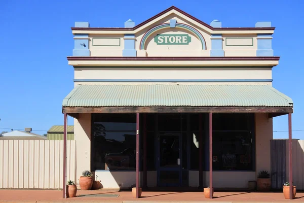 Menzies Mar 2022 Stängd Butik Menzies Stad Menzies Stad Goldfields — Stockfoto