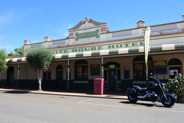 Leonora Mar 2022 Casa Bianca Hotel Leonora Australia Occidentale Costruito — Foto Stock