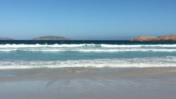 Seascape Вид Невеличкий Гранітний Острів Поблизу Есперансу Півдні Західної Австралії — стокове відео