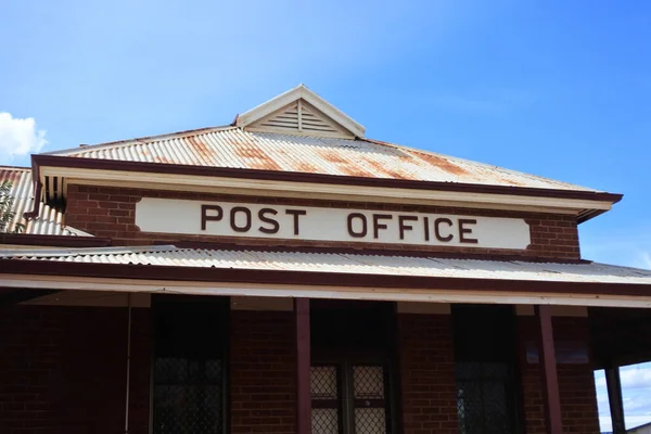 Gammal Övergiven Australiensisk Postkontor Byggnad Utsidan Västra Australien — Stockfoto