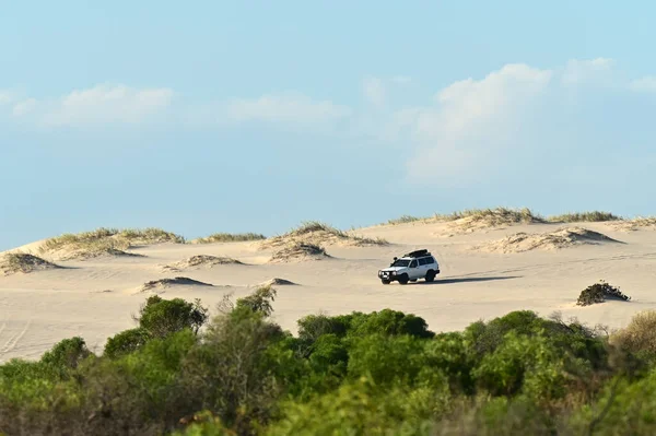 Kalbarri Apr 2022 4Wd Vehicle Driving Sand Dune Kalbarri Western — ストック写真