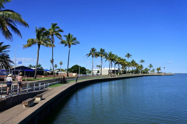 Carnarvon Maj 2022 Carnarvon Fascines Strandpromenad Gascoyne Älv Carnarvon Kuststad — Stockfoto