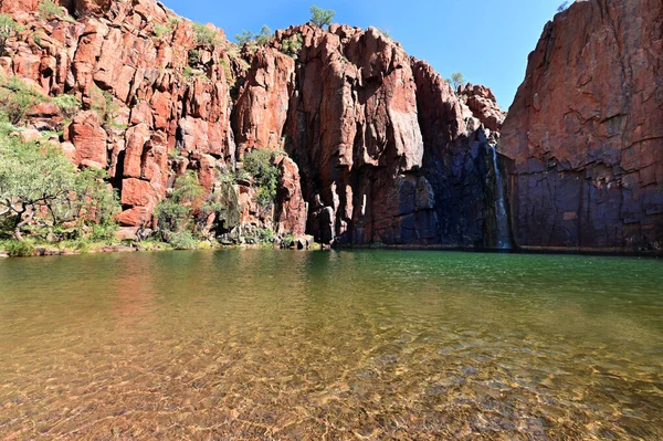 Pittoresca Piscina Python Nel Millstream Chichester Range National Park Nella — Foto Stock