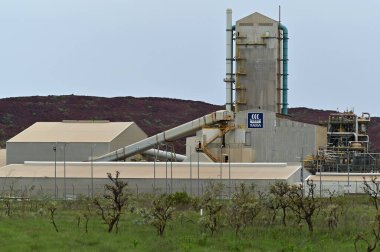 DAMPIER, WA - 07 Haziran 2022: Yara Uluslararası Savcı Yardımcısı. Şirketin altı kıtada 17 binden fazla çalışanı, üretim sahası, 60 'tan fazla ülkede faaliyeti ve yaklaşık 150 ülkeye satışları bulunuyor..