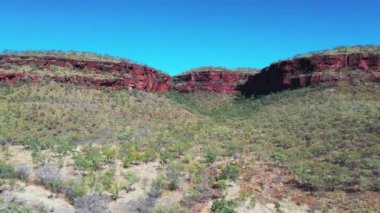 Aerial landscape view of Gregory National Park near Timber Creek in the Northern Territory, Australia.