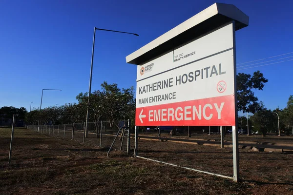 Katherine Aug 2022 Katherine Hospital Main Entrance Australia Has More — стоковое фото