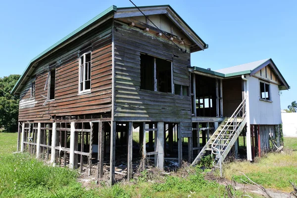 Uma Antiga Casa Abandonada Queensland Austrália — Fotografia de Stock