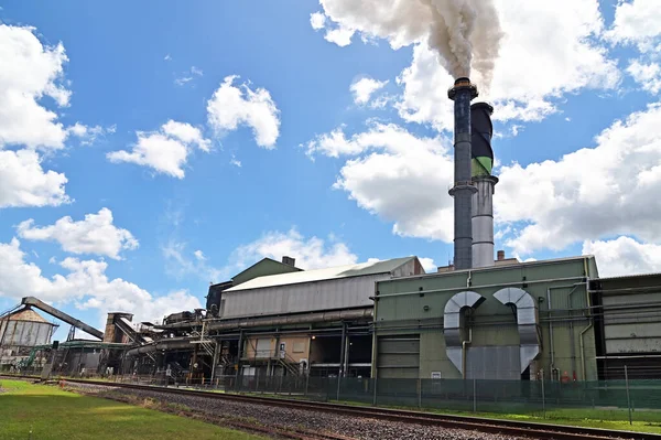 Proserpine Qld Oct 2022 Planta Cogeneración Molino Azúcar Proserpine Queensland — Foto de Stock