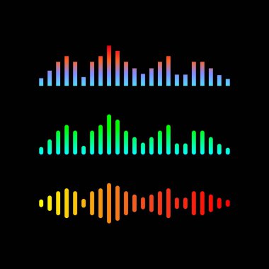 Müzik eşitleyici, ses dalgası soyut teknoloji arkaplanı