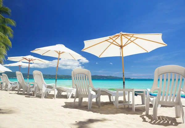 Zona de relax en la playa — Foto de Stock