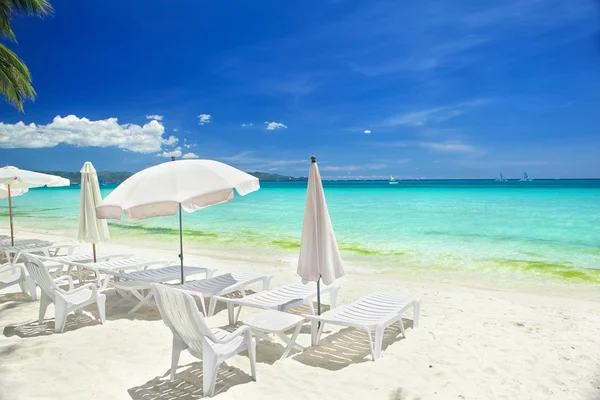 Zona de relax en la playa — Foto de Stock