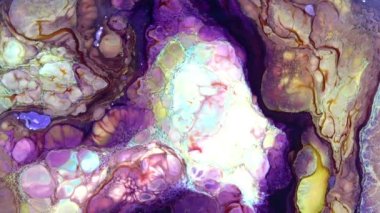 Psikedelik Resimli Soyut Arkaplan Canlı Sıvı Renk Doku Görüntüsü.