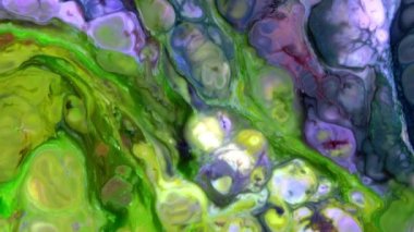 Psikedelik Resimli Soyut Arkaplan Canlı Sıvı Renk Doku Görüntüsü.
