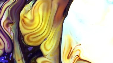 Psikedelik Resimli Soyut Arkaplan Canlı Sıvı Renk Doku Görüntüsü.