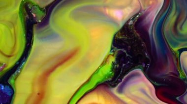 Psikedelik Resimli Soyut Arkaplan Canlı Sıvı Renk Doku Görüntüsü.