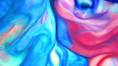 Psikedelik Resimli Soyut Arkaplan Canlı Sıvı Renk Doku Görüntüsü.