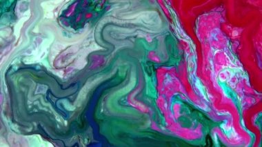 Psikedelik Resimli Soyut Arkaplan Canlı Sıvı Renk Doku Görüntüsü.