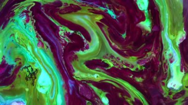 Soyut Renkli Boya Mürekkebi Patlaması Psikedelik Patlama Hareketi.