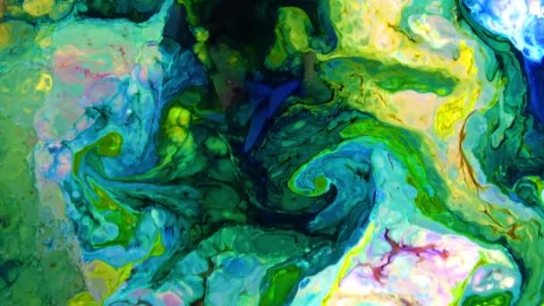 Soyut Grunge Rengi Boya Yayılma Patlaması Arkaplanı — Stok video