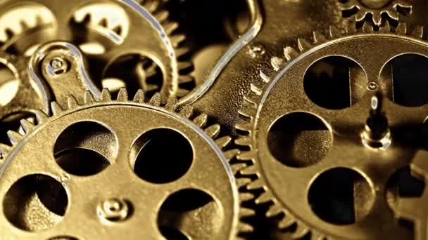 Vintage Cogs Ben Arrugginito Ingranaggi Lavoro — Video Stock