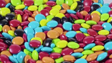 Lezzetli Renkli Şekerler Yakın plan