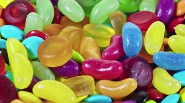 Lezzetli Çok Renkli ve Lezzetli Şekerleme Yakın plan