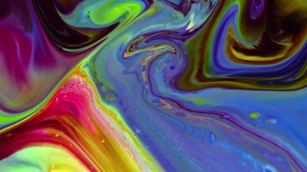 Πολύ Ωραία Αφηρημένη Γαλαξιακή Ψευδαίσθηση Δημιουργήθηκε Cosmos Χρώματα Εξαπλώνοντας Φόντο — Αρχείο Βίντεο