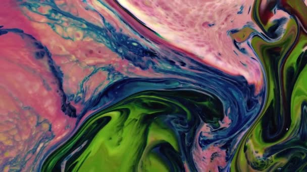 Muy Niza Resumen Galáctica Ilusión Creado Cosmos Colores Difundir Fondo — Vídeo de stock