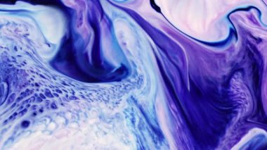 Soyut Sonsuz Renk Döngüleri ve Patlamalar Ayrıntılı Renkli Yüzey Boyaları Hipnotize Ediyor.