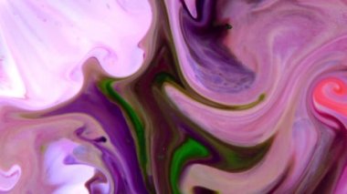 Renkli Sıvı Düz Soyut Akışkan Arkaplan DokusuName