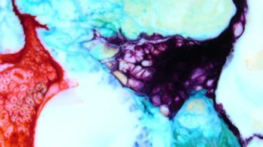 Renkli Sıvı Düz Soyut Akışkan Arkaplan DokusuName