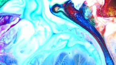 Renkli Sıvı Düz Soyut Akışkan Arkaplan DokusuName