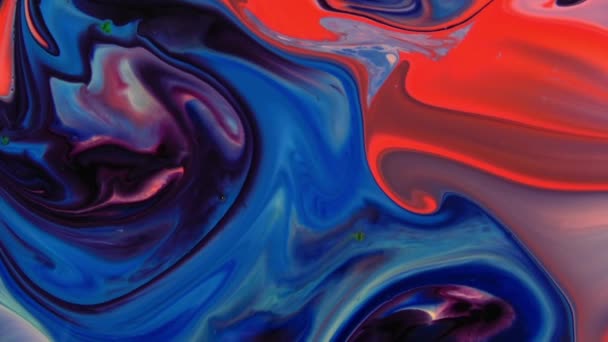 Colorful Liquid Smooth Abstract Fluid Background Texture — 图库视频影像