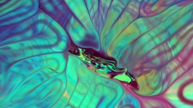 Akışkan Boyama Soyut Doku Yoğun Renkli Galaktik Canlı Renkler Doku Biçimi