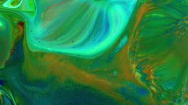 Akışkan Boyama Soyut Doku Yoğun Renkli Galaktik Canlı Renkler Doku Biçimi