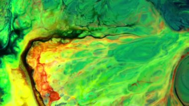 Soyut Renkli Galaktik Sacral Sıvı Dalgalar Doku Arkaplanı.