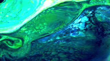 Soyut Renkli Ters Boya Patlaması Yayılma ve Doku.