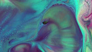 Akışkan Boyama Soyut Doku Yoğun Renkli Galaktik Canlı Renkler Doku Biçimi.