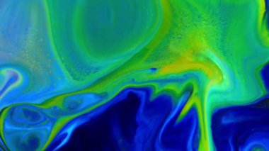 Akışkan Boyama Soyut Doku Yoğun Renkli Galaktik Canlı Renkler Doku Biçimi.