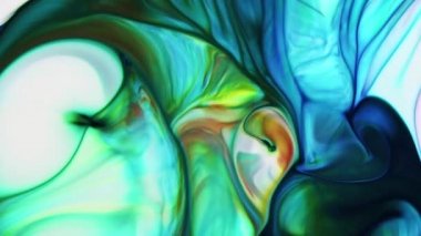 Akışkan Boyama Soyut Doku Yoğun Renkli Galaktik Canlı Renkler Doku Biçimi.