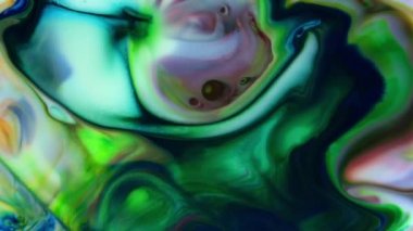 Akışkan Boyama Soyut Doku Yoğun Renkli Galaktik Canlı Renkler Doku Biçimi.